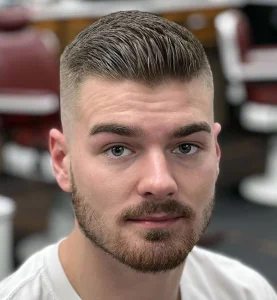 کروکات با فید پوست (Crew Cut with Skin Fade)