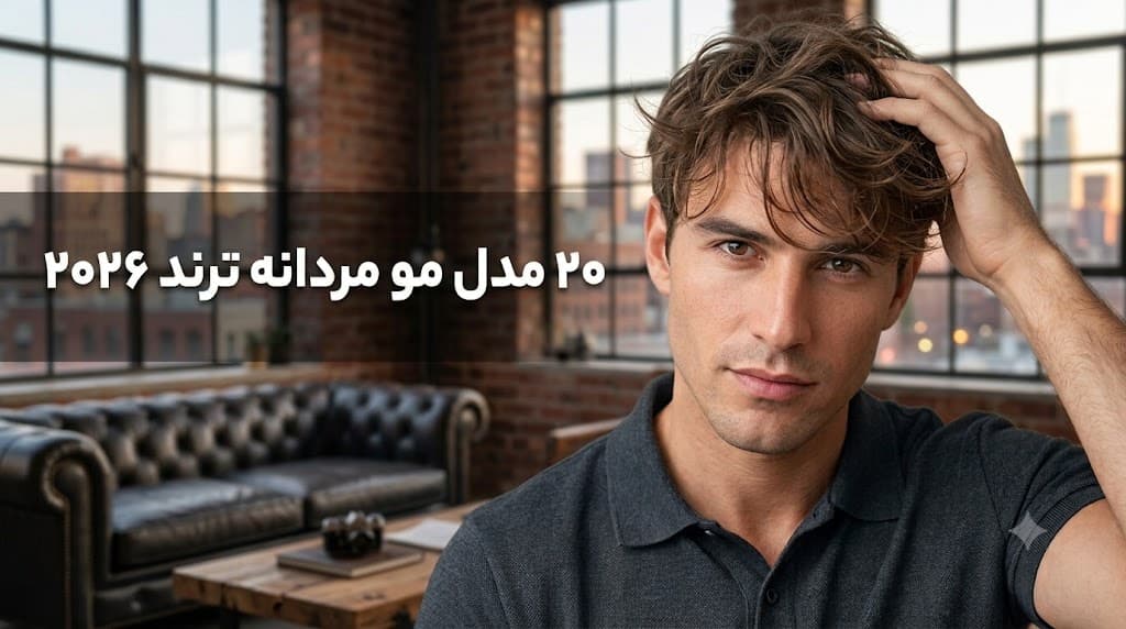 20 مدل مو مردانه ترند 2026
